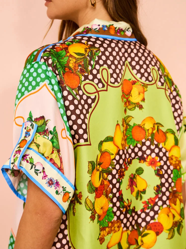 Comfortable Patterned Two-Piece Trousers