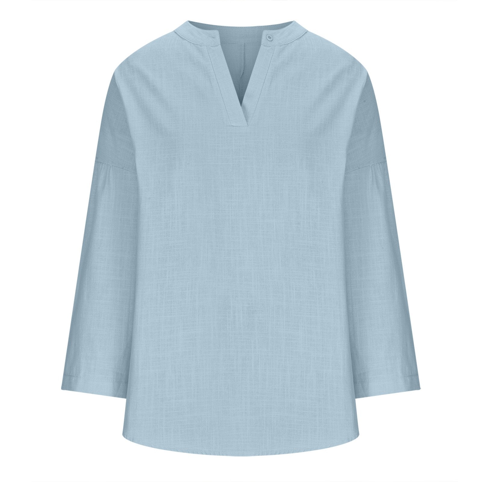 Modern Blue Striped Long Sleeve Top